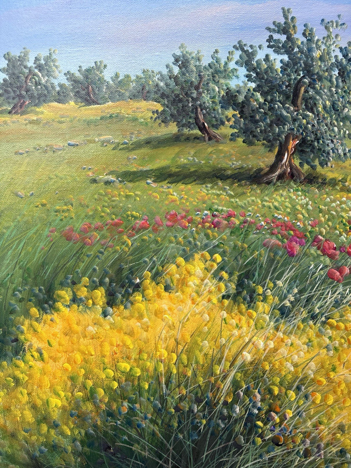 Quadro -Paesaggio- Antonio Anelli- dipinto a olio su tela