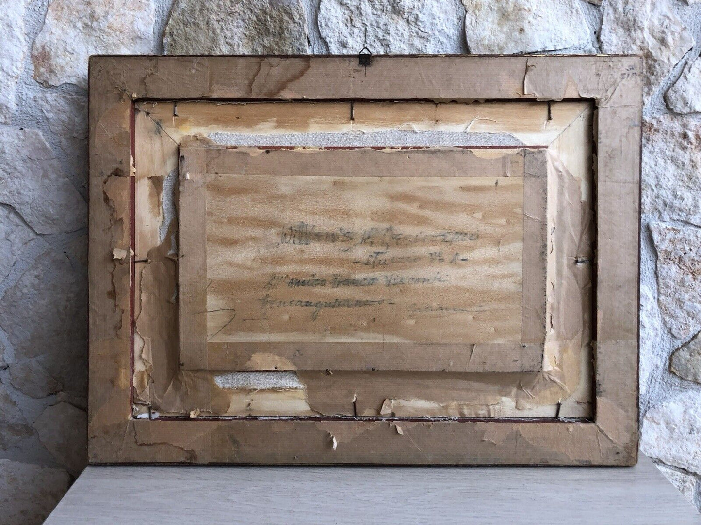 Quadro -Marina- dipinto a olio su tavola