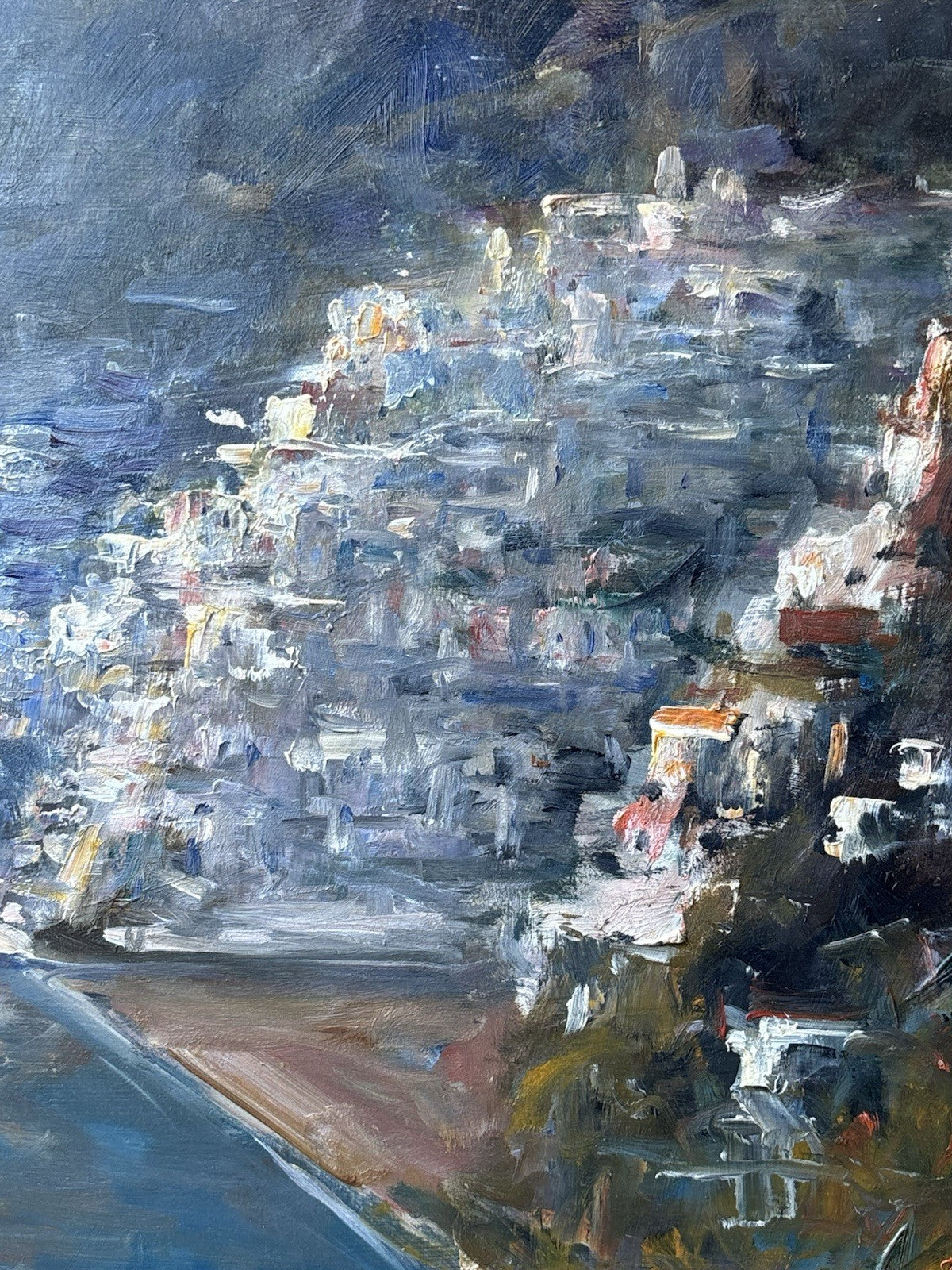 Quadro -Positano- Giovanni Pane dipinto a olio