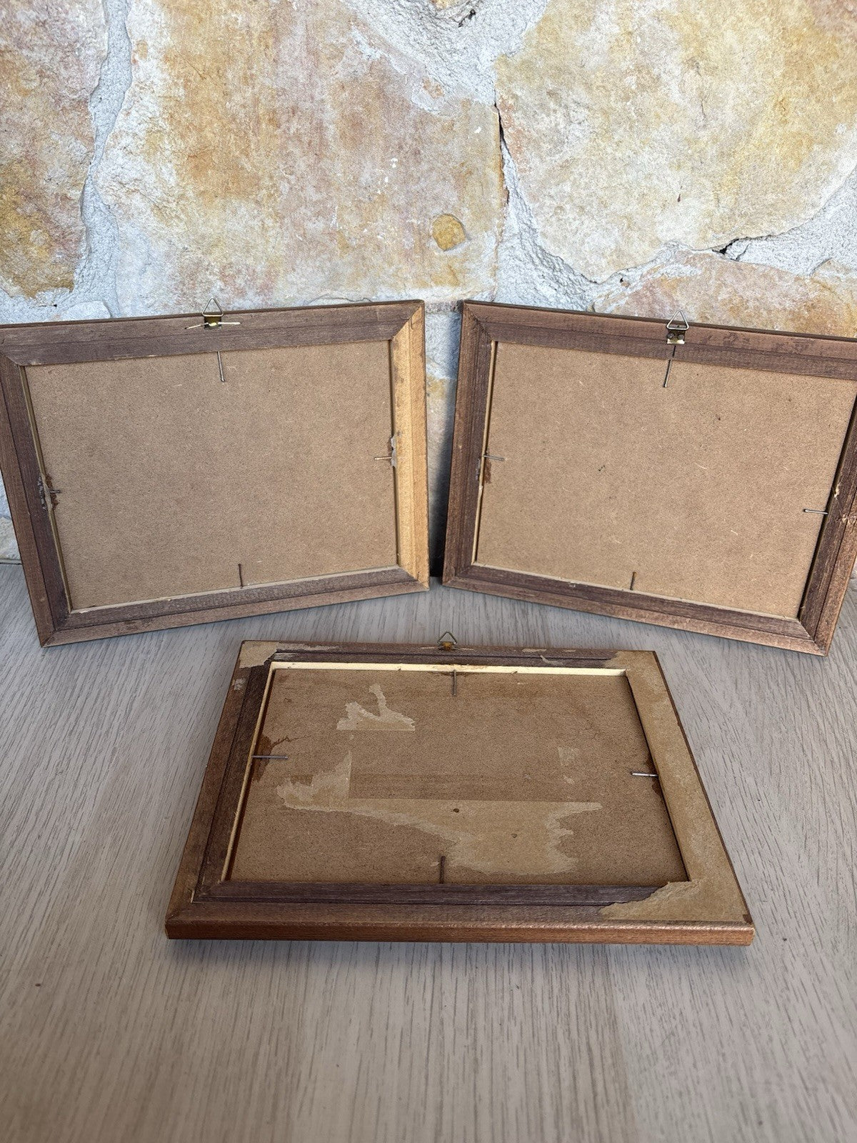 Tris di quadri miniature -Natura Morta- Giovanni Pane- dipinti a olio