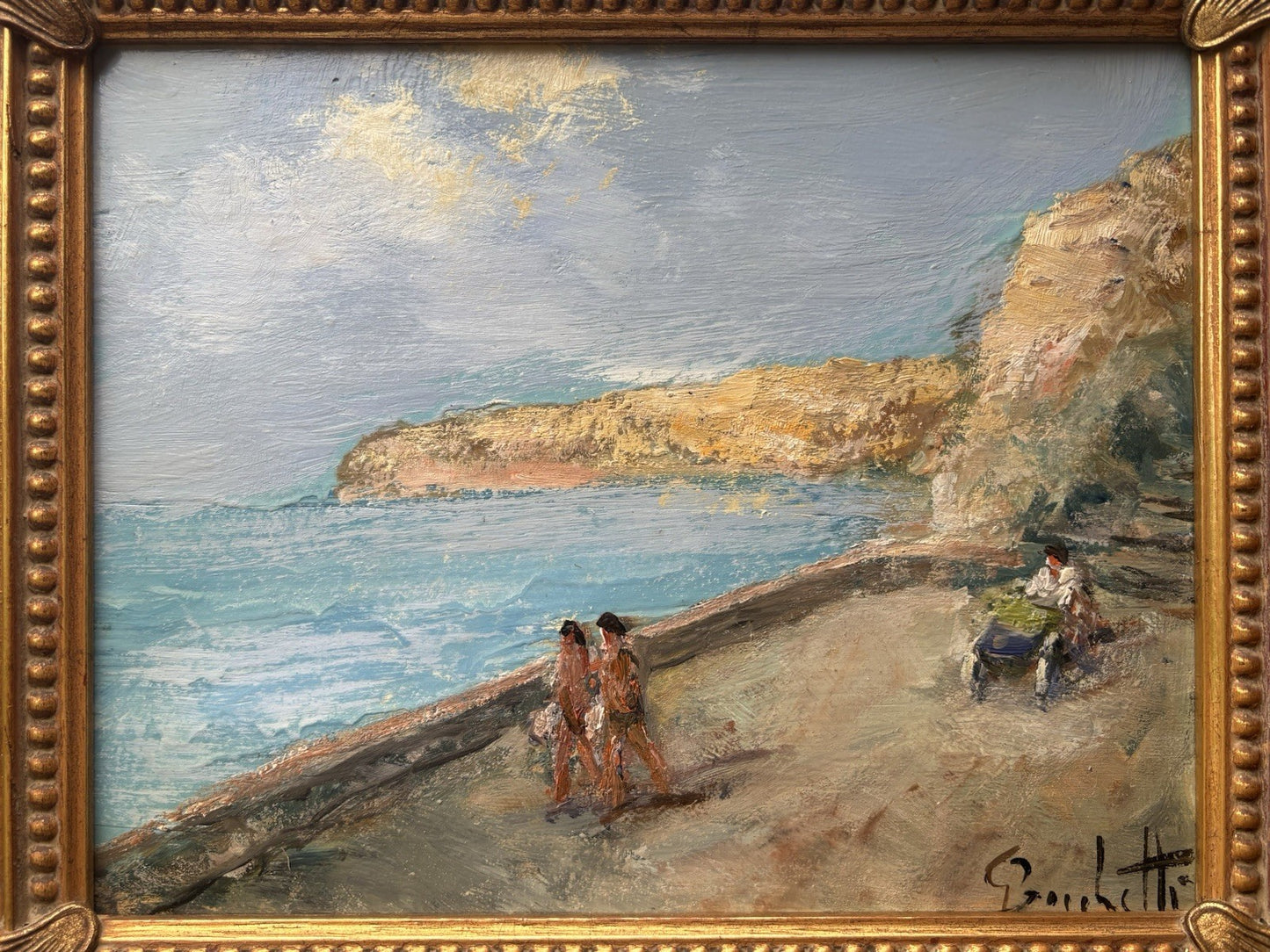 Quadro -Sant’Angelo Ischia- Gaetano Bocchetti dipinto a olio