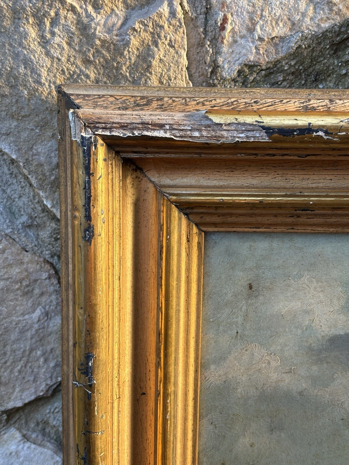 Quadro antico -Paesaggio- dipinto a olio