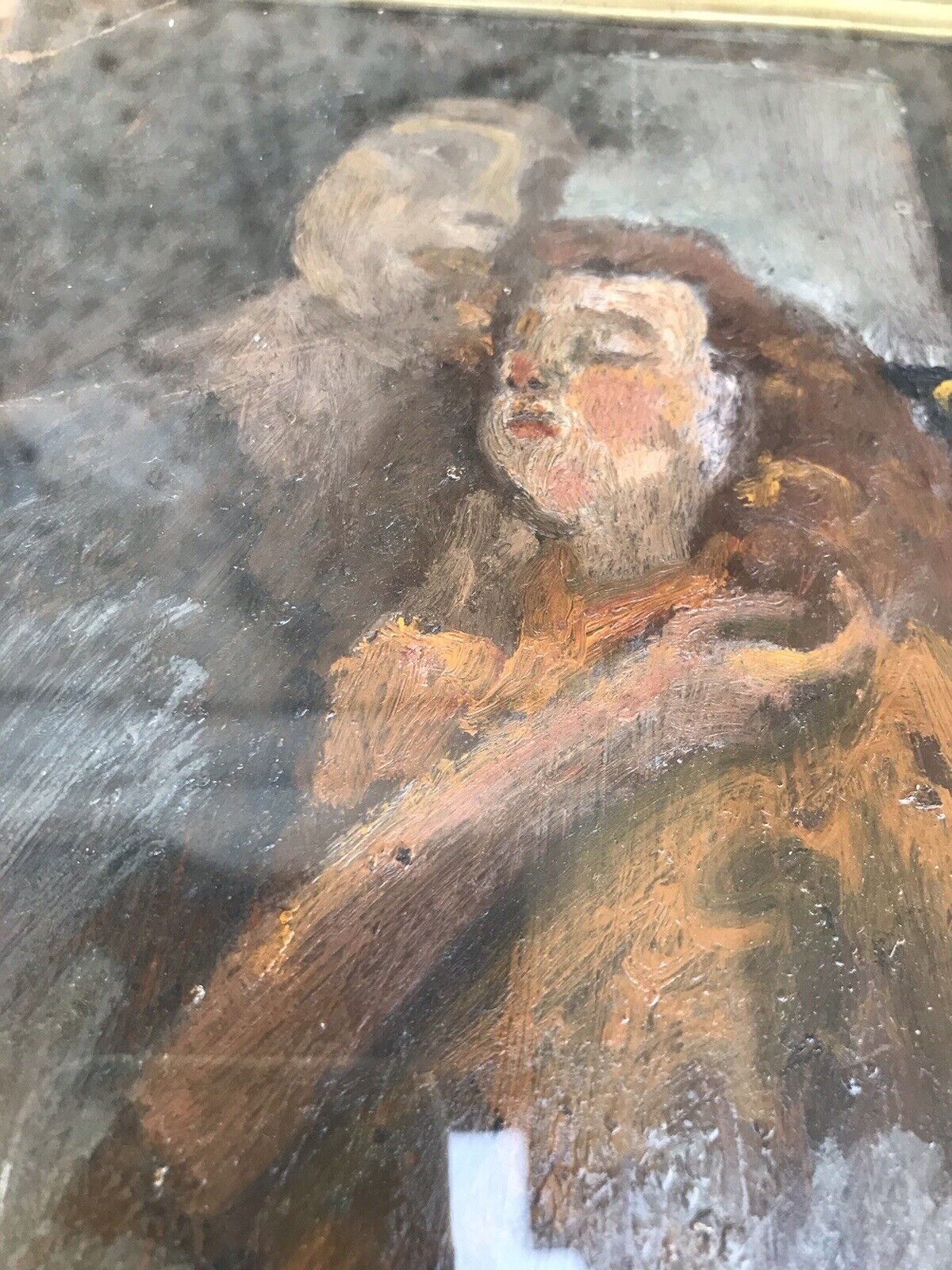 QUADRO ANTICO CARLO BACCARI DIPINTO A OLIO