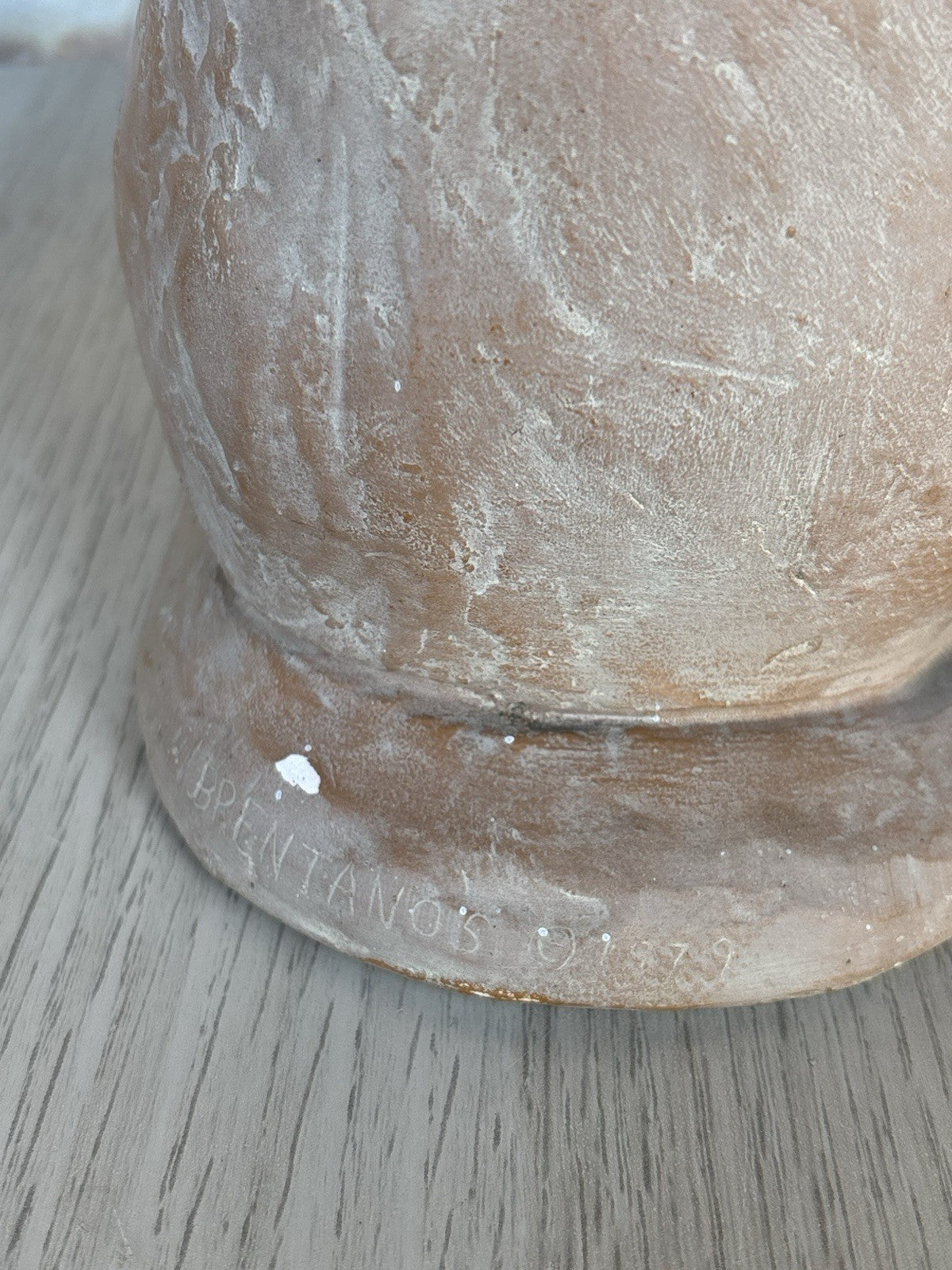 Scultura Vintage Maternità In Ceramica