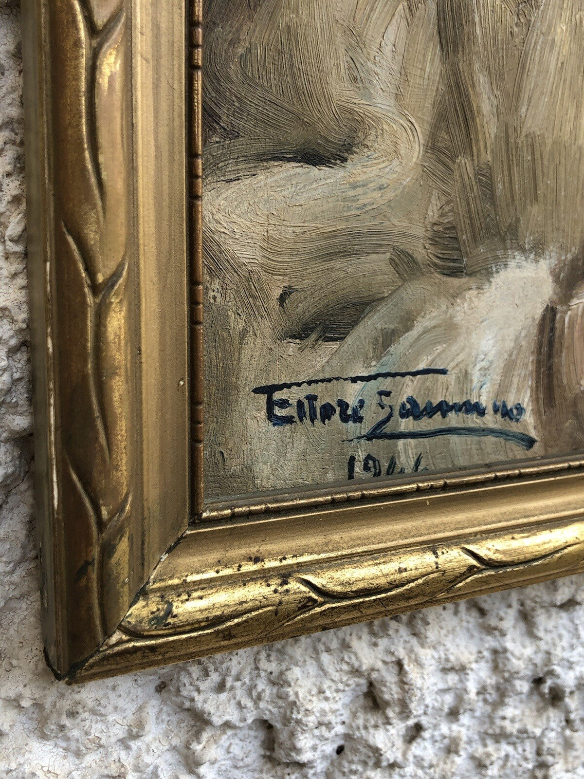 Quadro antico -Scolaretto- dipinto a olio su tavoletta