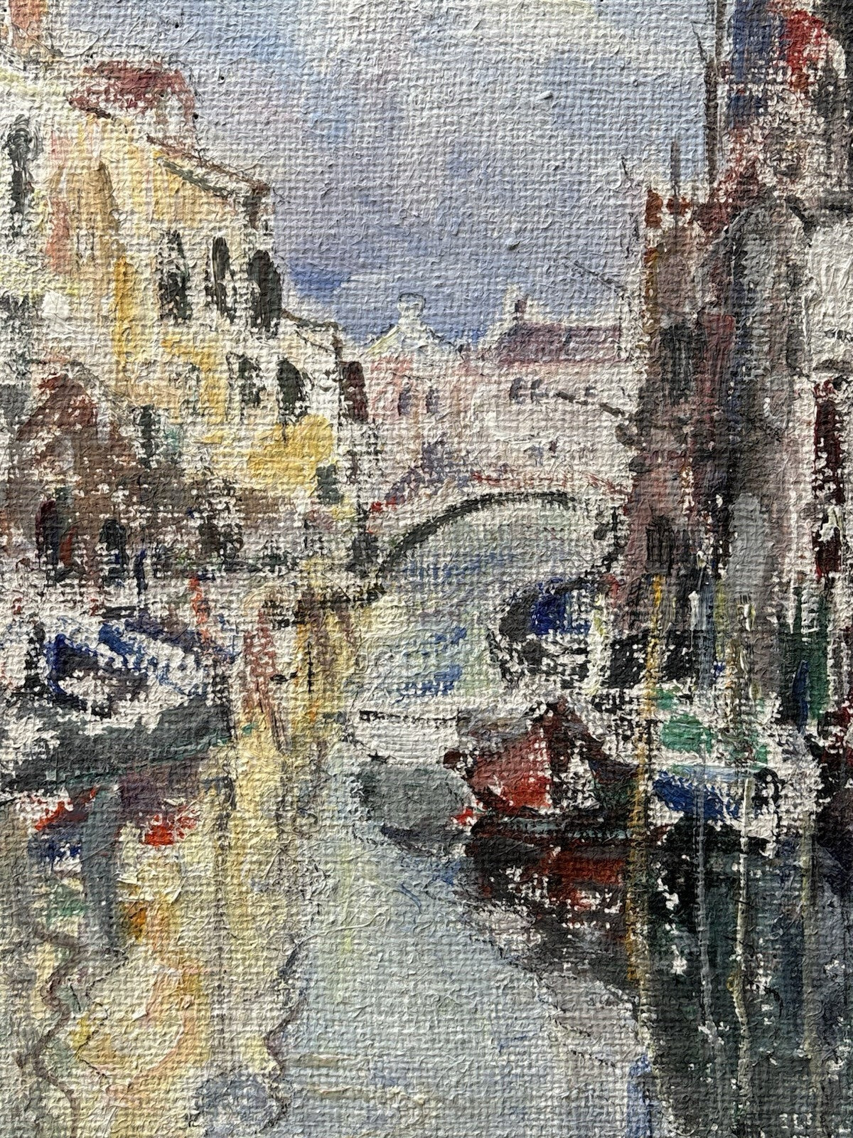 Quadro -Venezia- Edmondo Di Napoli dipinto a olio su tela