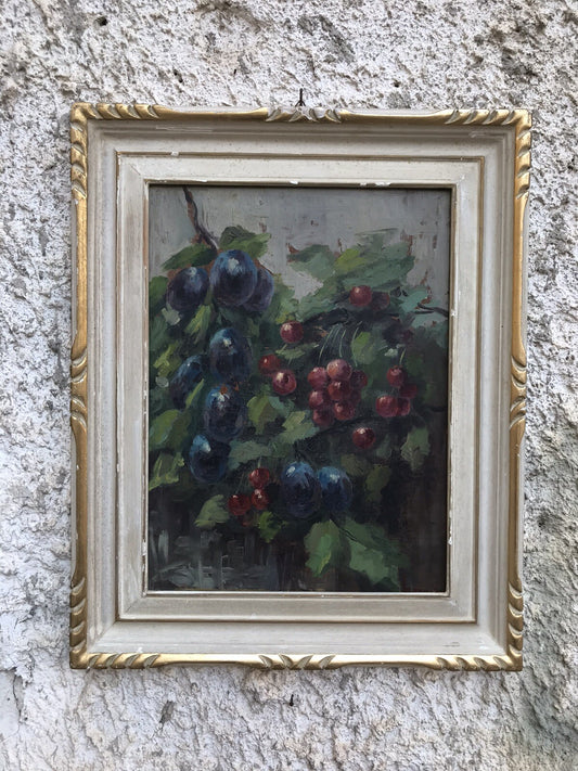 QUADRO VINTAGE -NATURA MORTA-DIPINTO A OLIO