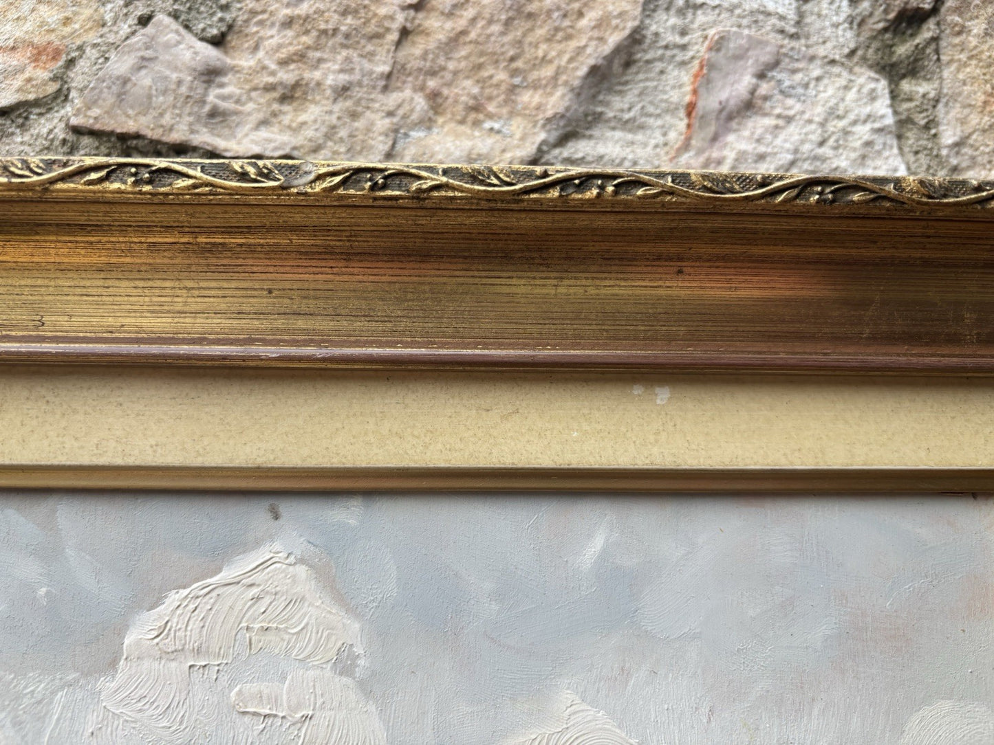 Quadro -Marina Con Barche- dipinto a olio