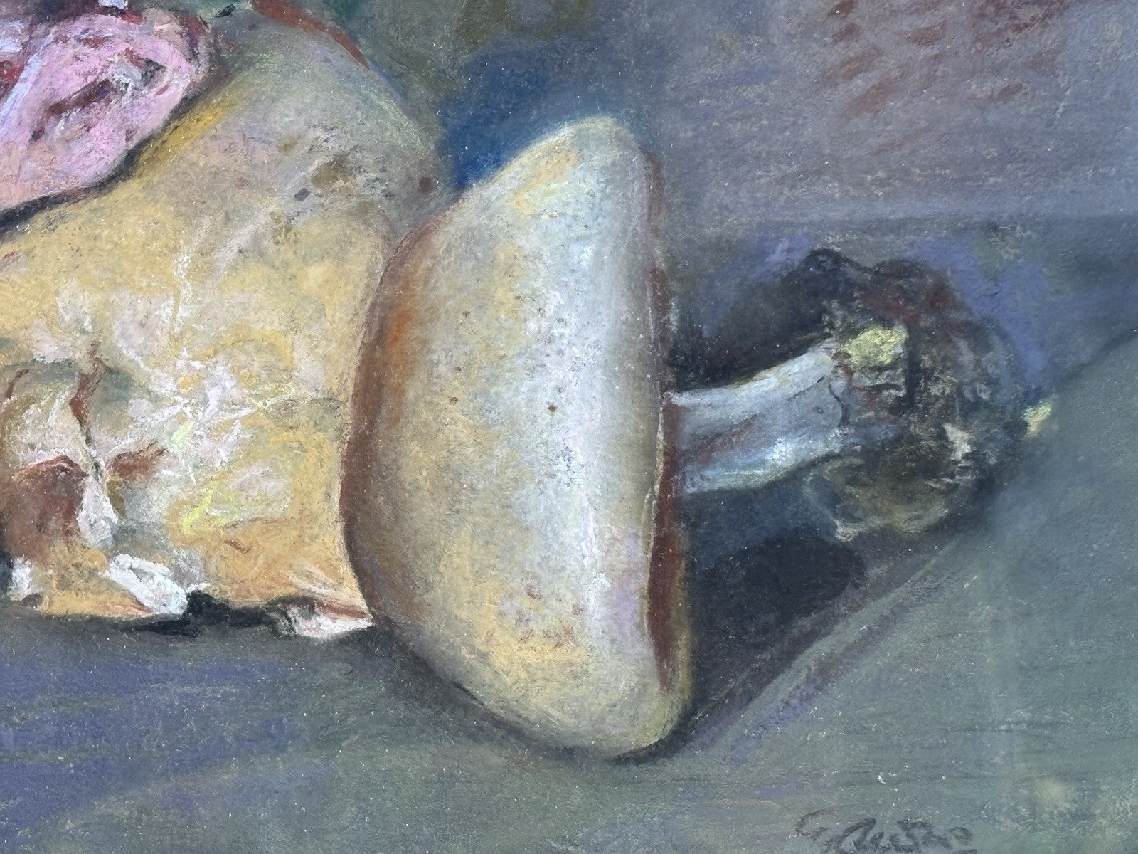 Quadro antico -Natura Morta- Giuseppe Casciaro realizzato a pastello