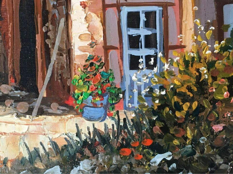 Quadro vintage dipinto a olio