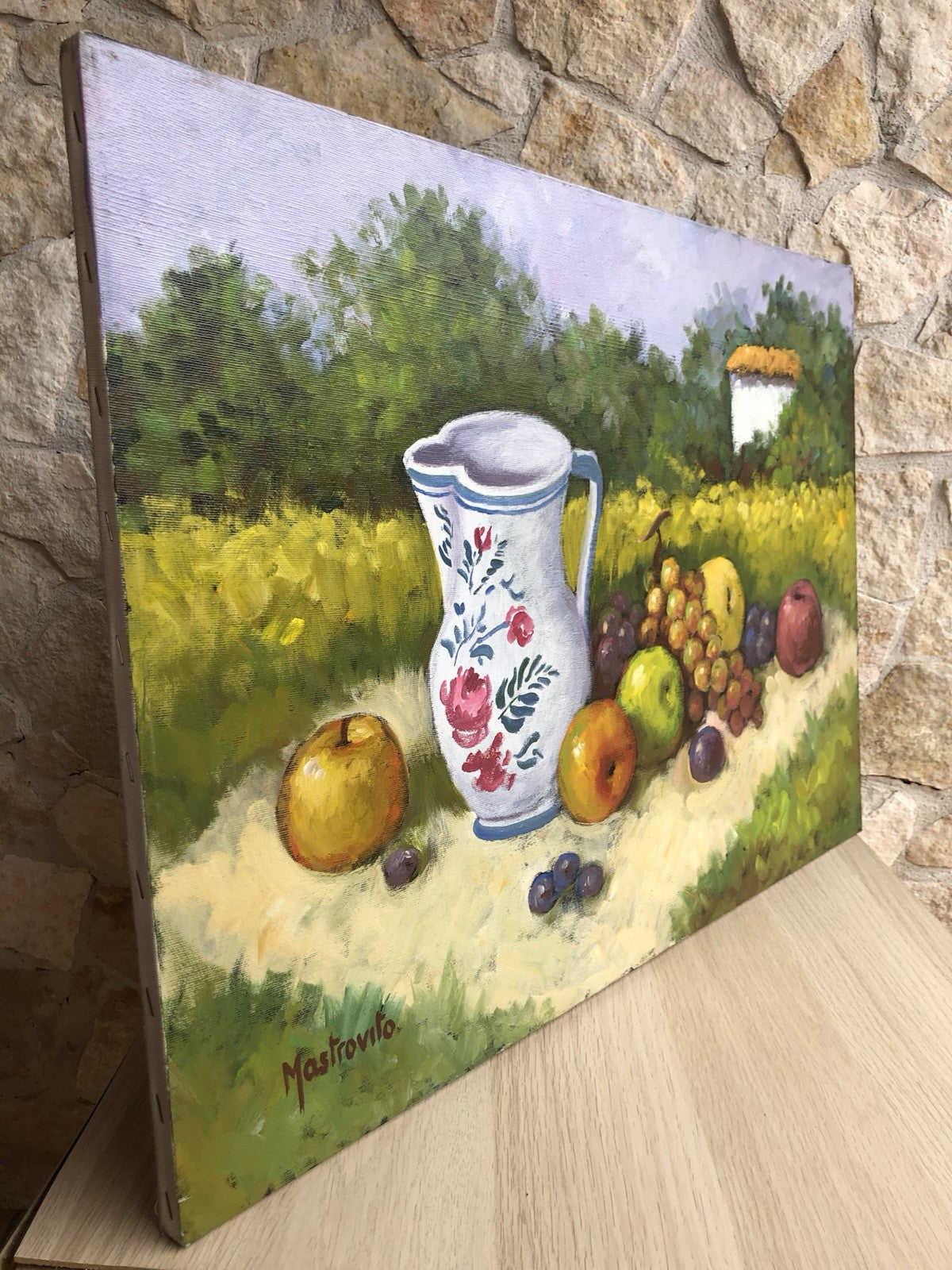 Quadro -Natura Morta- dipinto a olio su tela