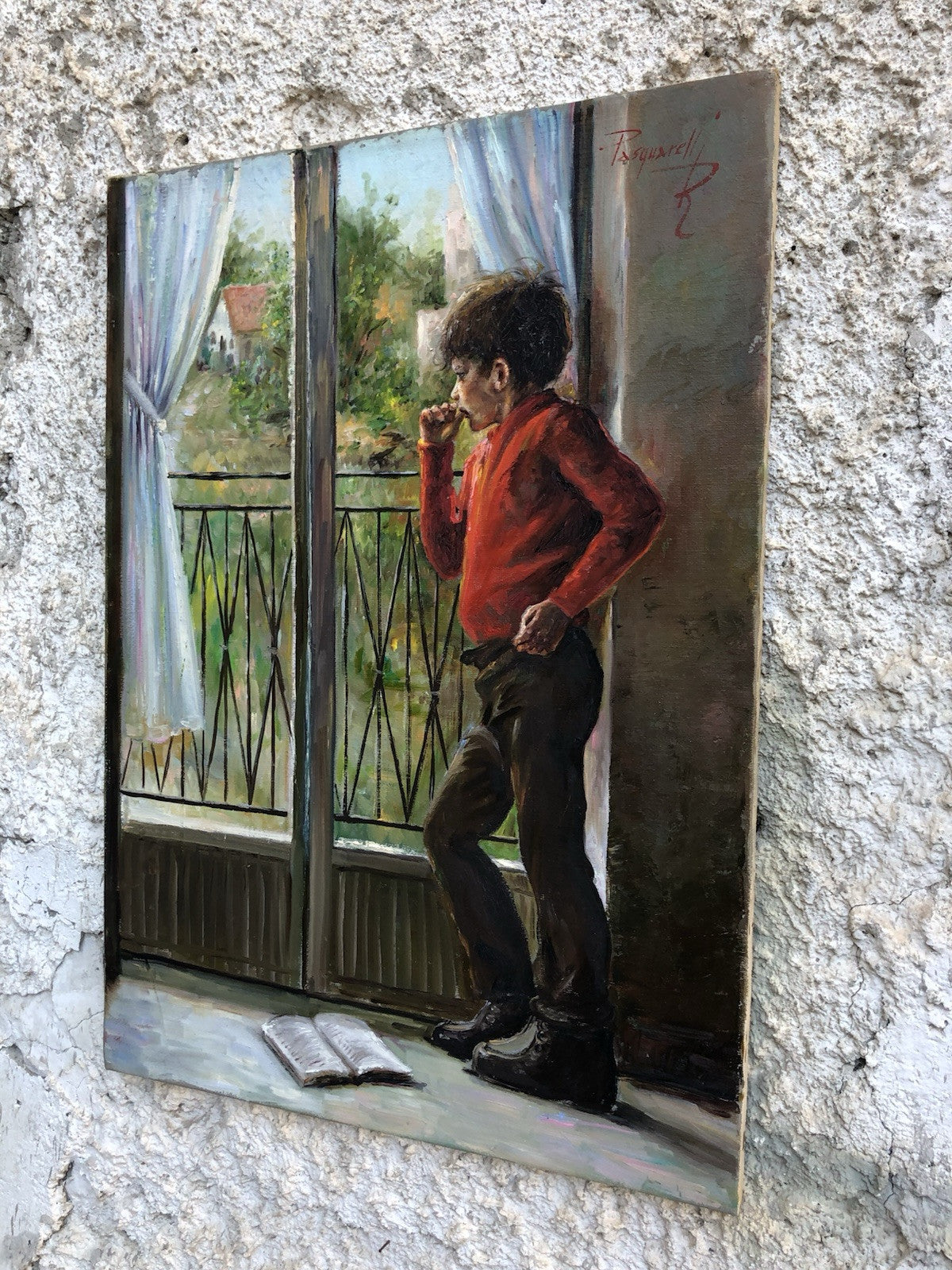 Quadro -Sogni Di Libertà- dipinto a olio su tela