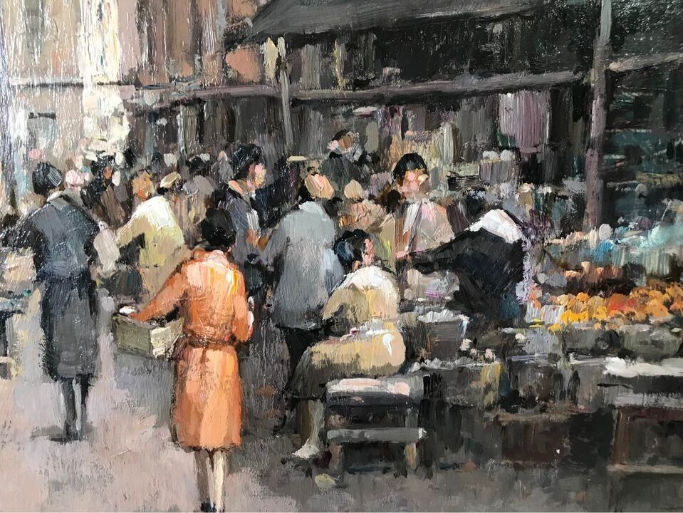 Quadro MARIO MARESCA SERRA dipinto a olio su tavoletta