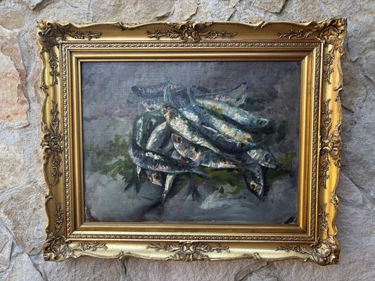 Quadro -Alici- Vincenzo Colucci ? dipinto a olio