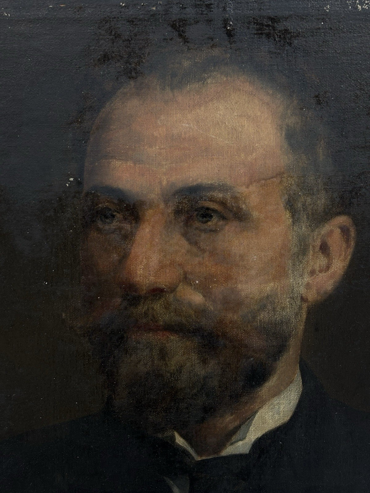 Quadro antico -Ritratto- dipinto a olio su tela