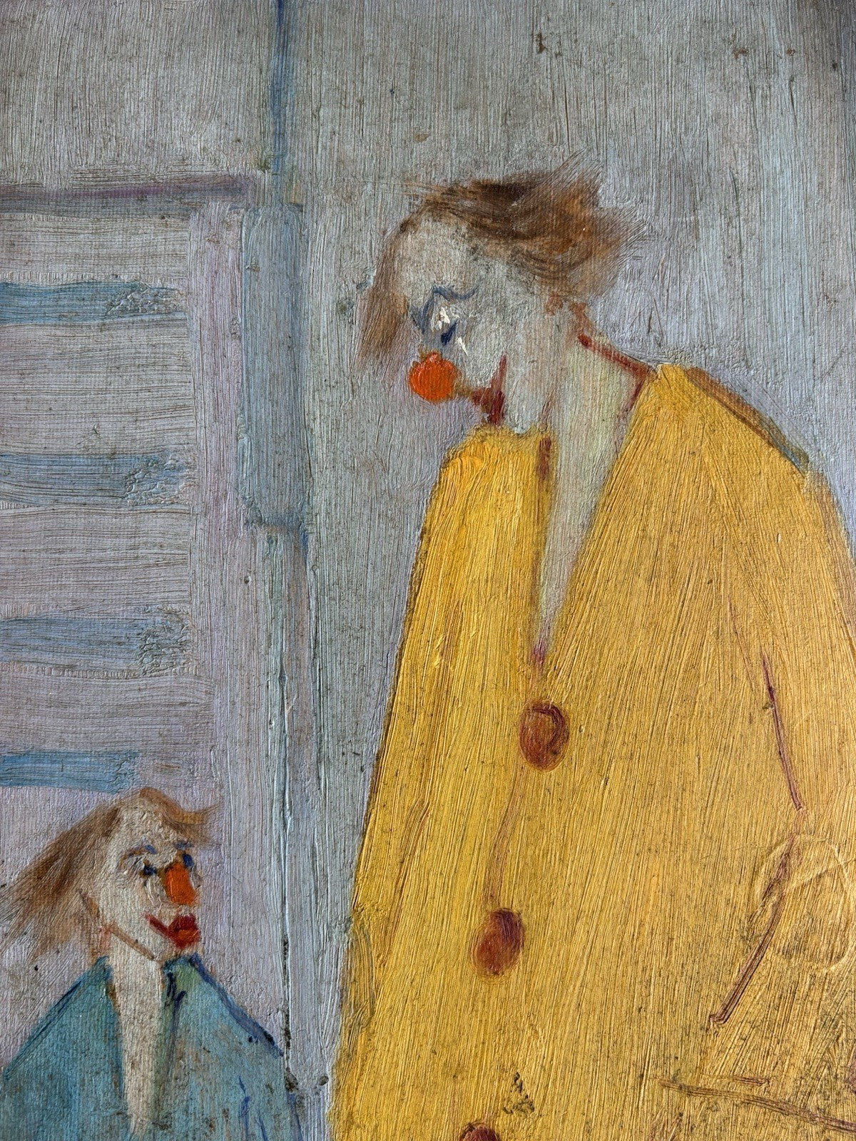 Quadro -Pagliacci- Mario Cortiello dipinto a olio