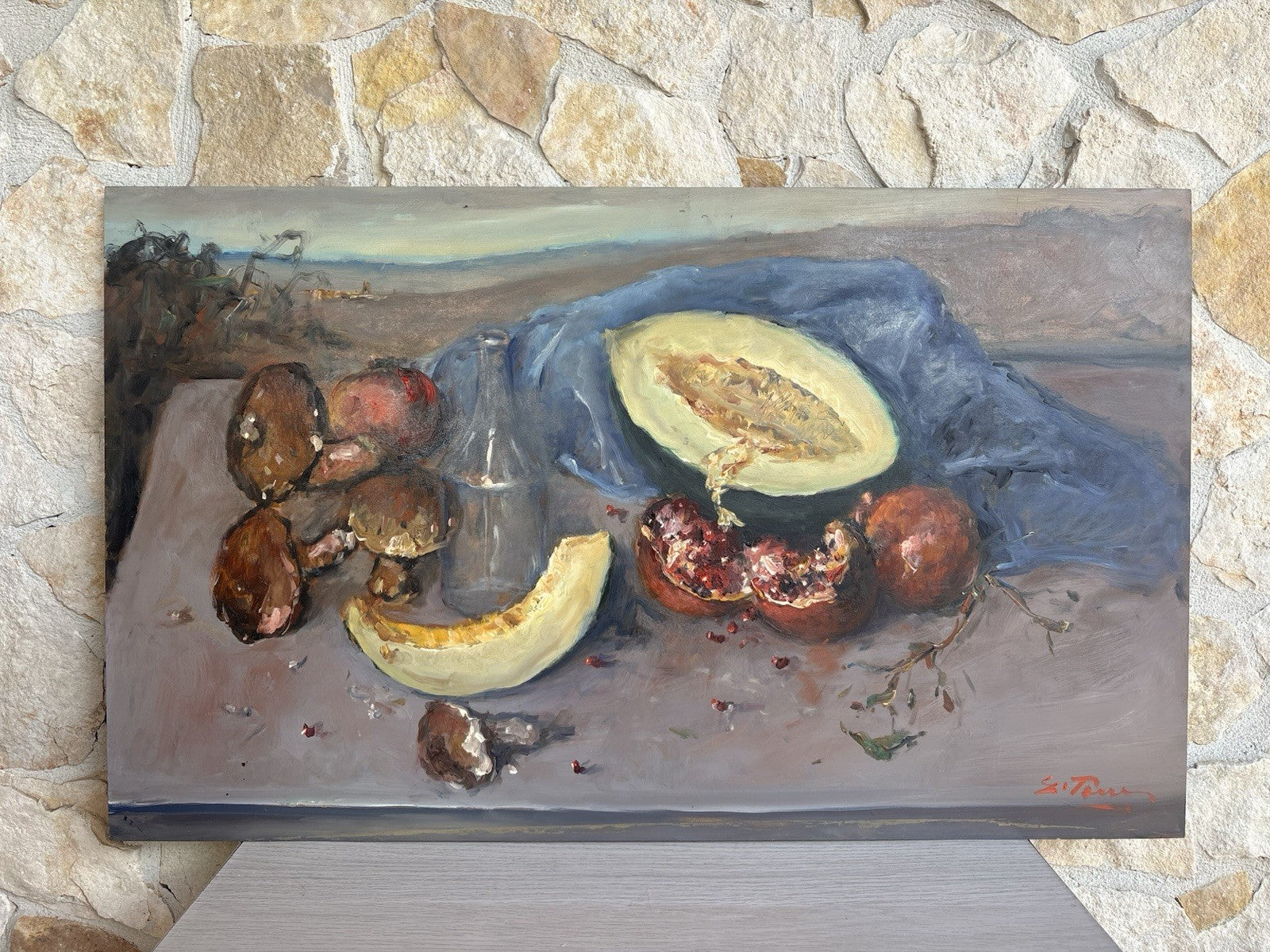 Quadro -Natura Morta- Giovanni Pane dipinto a olio