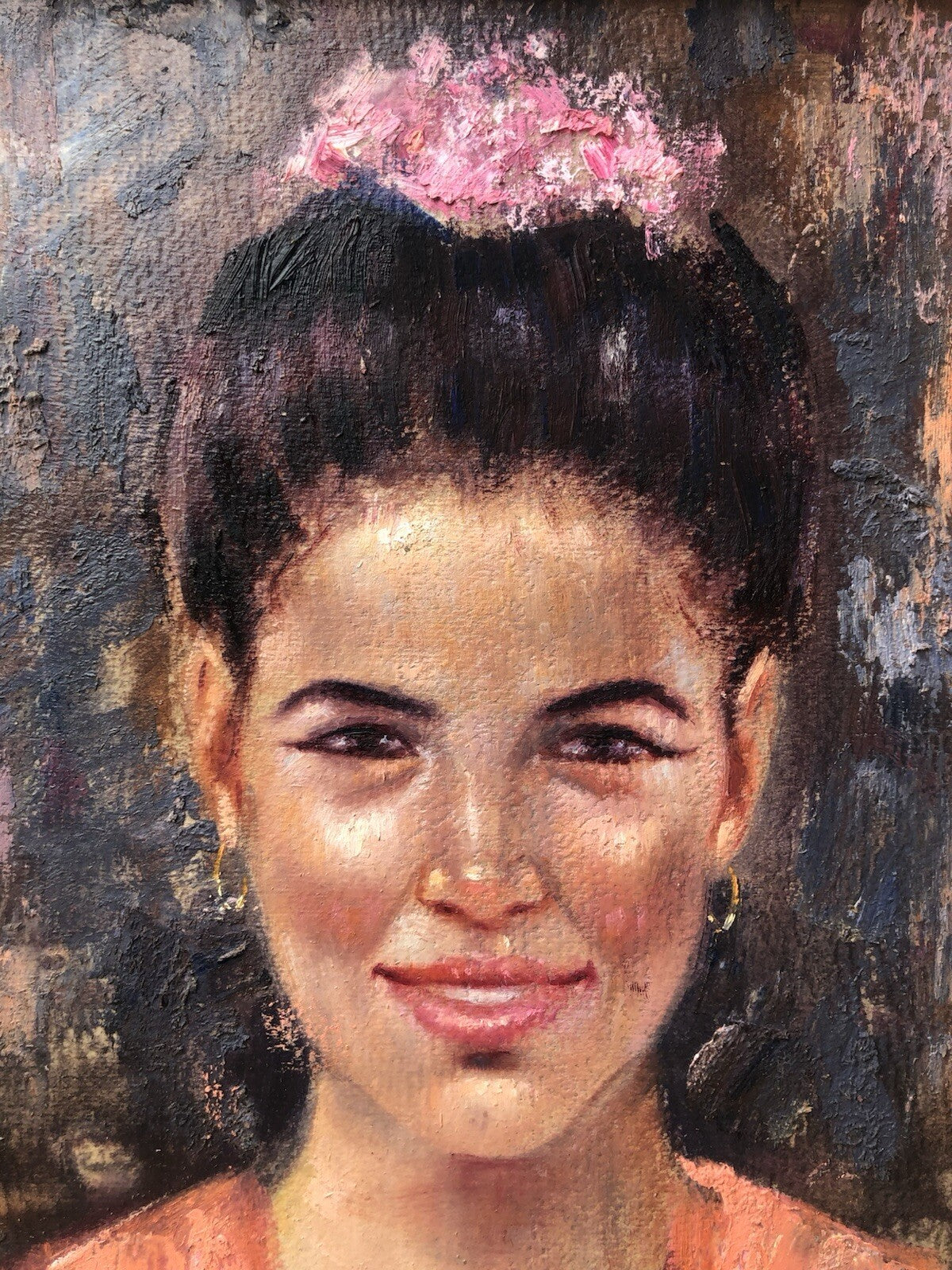 Quadro -Figura Di Donna- dipinto a olio