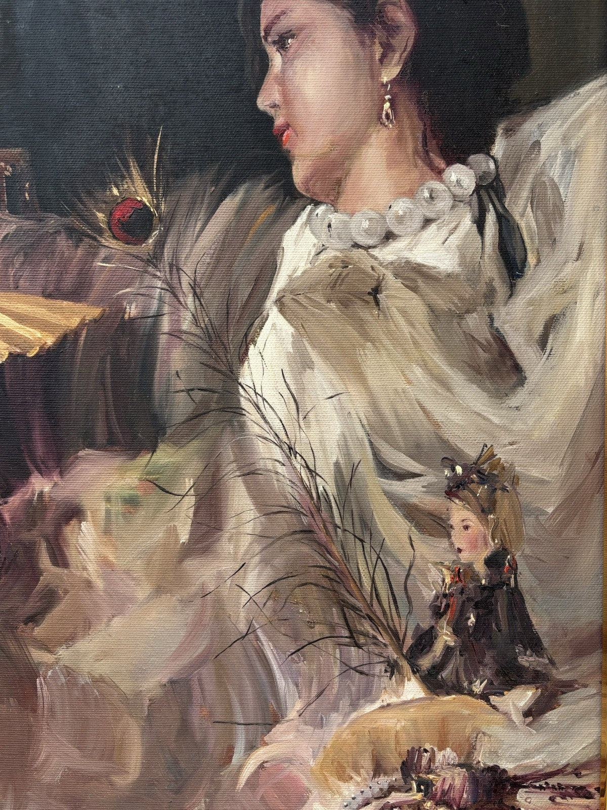 Quadro -Ricordi- Francesco Davide dipinto a olio su tela