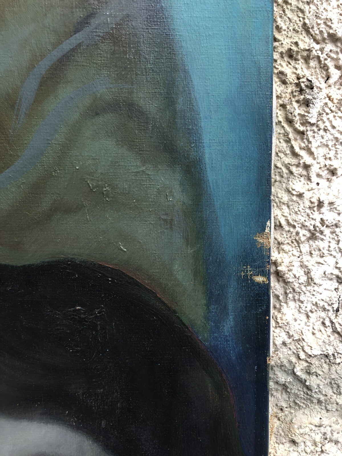 Quadro  -Figure- dipinto a olio su tela