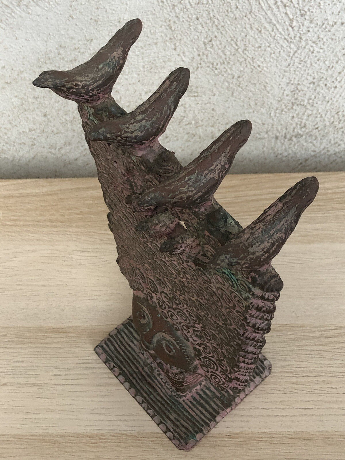 Scultura Vintage In Bronzo Raffaele Spizzico