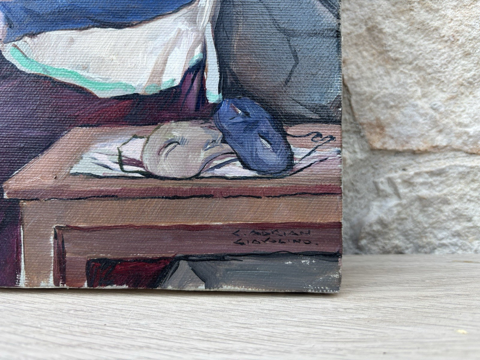 Quadro -Figura Femminile- Ciro Adrian Ciavolino dipinto a olio su tela