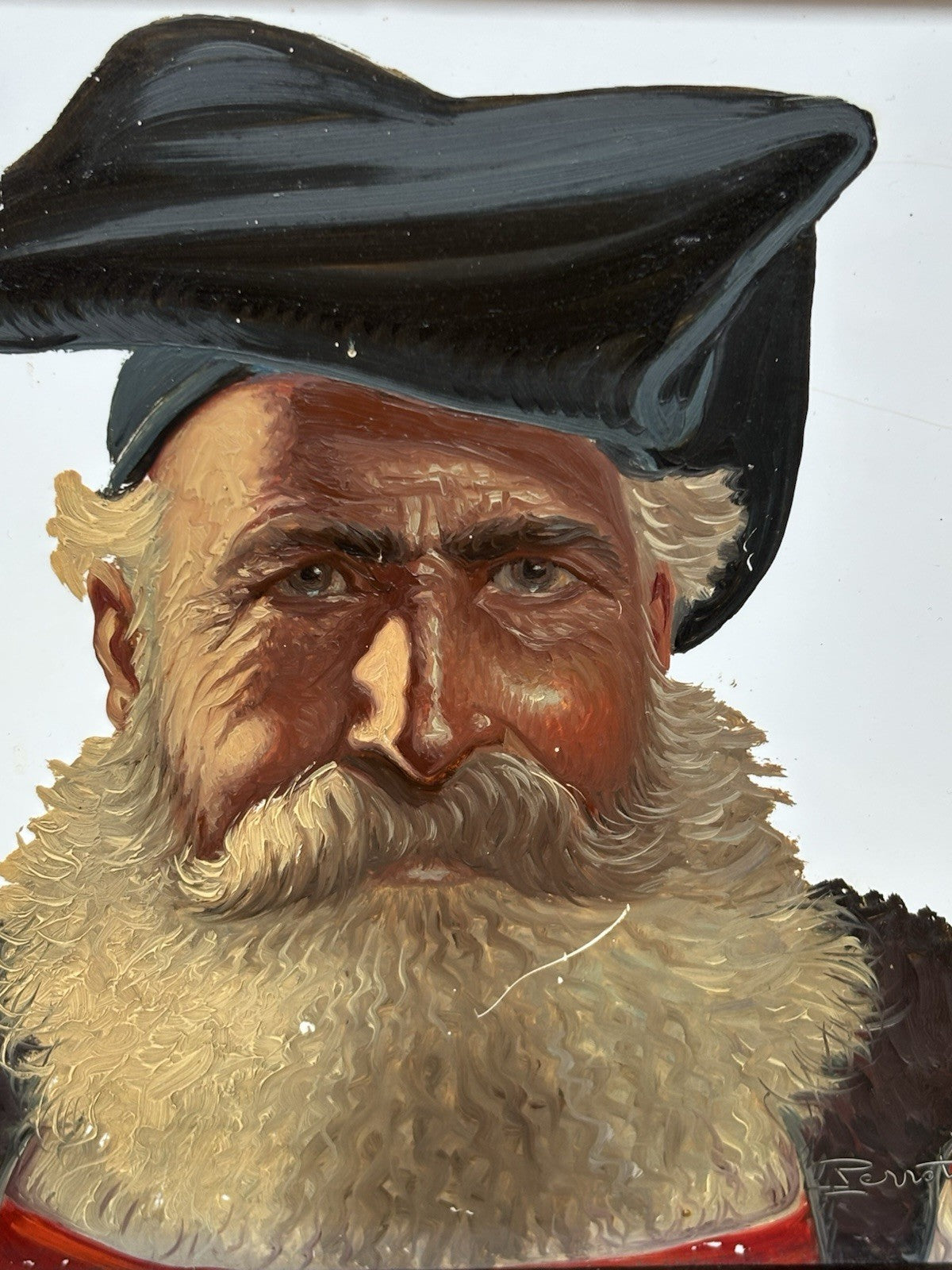 Coppia Di Quadri Dipinti Sardi Su Mattonella, Ennio Perrotti (1903-1987)