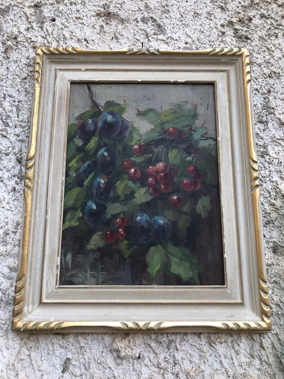 QUADRO VINTAGE -NATURA MORTA-DIPINTO A OLIO